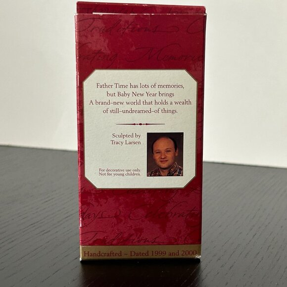 Hallmark Keepsake Ornament 1999 Welcome to 2000 Father Time and Baby New Year - Picture 12 of 16